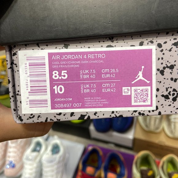 Air Jordan 4 “Cool Grey” AJ4 main image 9